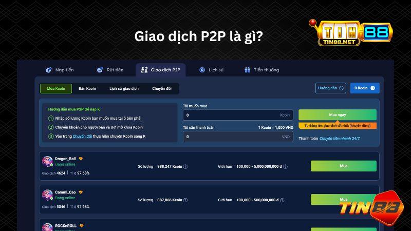 Nạp Tiền P2P Là Gì