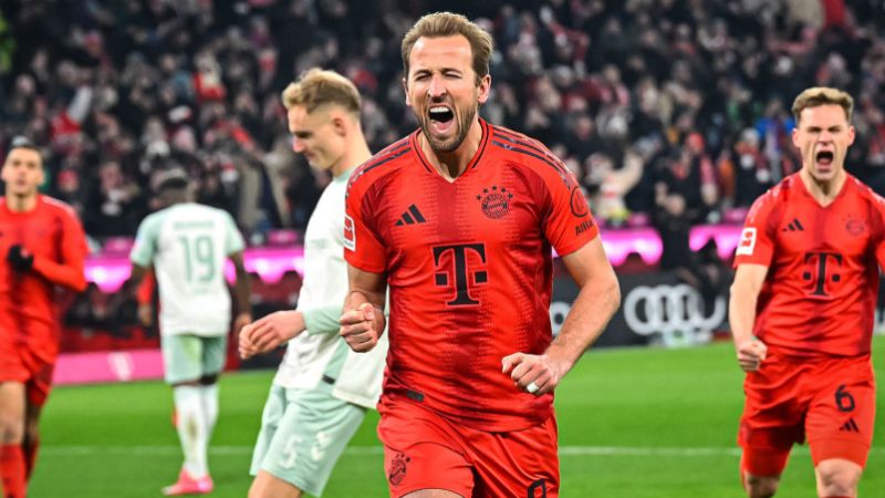 Harry Kane toả sáng rực rỡ ở Bayern